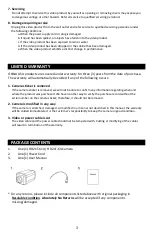 Предварительный просмотр 3 страницы Okina USA HD21T-K10 User Manual