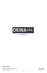 Предварительный просмотр 16 страницы Okina USA HD21T-K10 User Manual