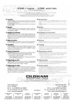 Preview for 34 page of Oldham OX 2000 Use And Maintenance