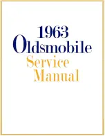 Предварительный просмотр 1 страницы Oldsmobile 1963 Service Manual