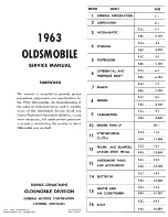 Предварительный просмотр 2 страницы Oldsmobile 1963 Service Manual