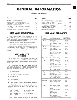 Предварительный просмотр 3 страницы Oldsmobile 1963 Service Manual