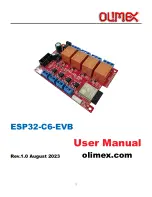 OLIMEX ESP32-C6-EVB User Manual предпросмотр