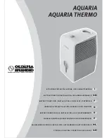 Olimpia splendid Aquaria Instructions For Installation, Use And Maintenance Manual preview