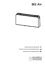 Olimpia splendid Bi2 Series Instructions For Use And Maintenance Manual предпросмотр