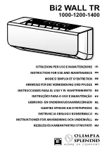 Preview for 1 page of Olimpia splendid Bi2 WALL TR 1000 Instructions For Use And Maintenance Manual