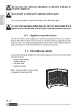 Предварительный просмотр 46 страницы Olimpia splendid CALDO SKY Instructions For Installation, Use And Maintenance Manual