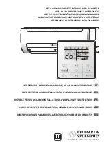 Предварительный просмотр 1 страницы Olimpia splendid Ci2 Wall Series Instructions For Installation, Use And Maintenance Manual