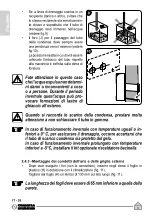 Предварительный просмотр 26 страницы Olimpia splendid Unico Air 10 SF EVA Instructions For Use And Maintenance Manual