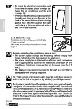 Предварительный просмотр 76 страницы Olimpia splendid Unico Air 10 SF EVA Instructions For Use And Maintenance Manual