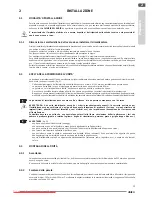 Предварительный просмотр 13 страницы Olimpia splendid Unico Instructions For Installation, Use And Maintenance Manual