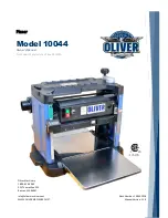 Oliver 10044 Owner'S Manual preview