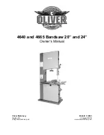 Предварительный просмотр 1 страницы Oliver 4640 Owner'S Manual