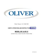 Oliver 691 User'S Operating And Instruction Manual preview