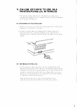 Preview for 42 page of Olivetti 900X Operating Instructions Manual