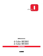 Olivetti d-Color MF2001 Service Manual предпросмотр