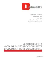 Olivetti d-Color MF222 Operations preview