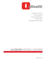 Предварительный просмотр 1 страницы Olivetti d-COLOR MF3300 Operations