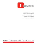 Olivetti d-COLOR MF652 Network Fax Operations preview