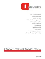 Olivetti d-COLOR MF652 Quick Start Manual preview