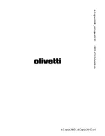 Preview for 80 page of Olivetti d-Copia 200D Operation Manual