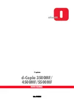 Olivetti d-COPIA 3500MF Service Manual preview