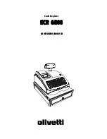 Olivetti ECR 6800 Anwenderhandbuch preview