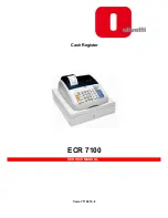 Olivetti ECR 7100 Service Manual preview