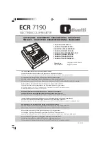 Olivetti ECR 7190 Quick Manual preview