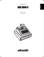 Olivetti ECR 8200 S User Manual preview