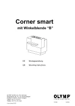 Preview for 1 page of Olymp Corner smart Mounting Instructions