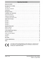 Preview for 2 page of Olympia HomePlug 8500w Operating	 Instruction