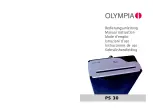 Olympia PS 30 Manual Instruction предпросмотр