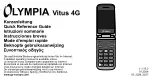 Предварительный просмотр 1 страницы Olympia Vitus 4G Quick Reference Manual