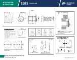 Olympus Lock 820S Installation Instructions preview