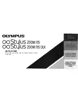 Preview for 1 page of Olympus 102455 - Stylus Zoom 115 QD DLX Date 35mm... Instructions Manual