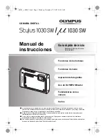 Olympus 1030SW - Stylus Digital Camera Manual De Instrucciones preview