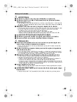 Предварительный просмотр 67 страницы Olympus 1030SW - Stylus Digital Camera Manual De Instrucciones