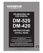 Olympus 140146 - DM 420 2 GB Digital Voice Recorder Instrucciones Detalladas preview