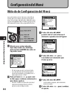 Preview for 44 page of Olympus 140146 - DM 420 2 GB Digital Voice Recorder Instrucciones Detalladas