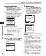 Preview for 58 page of Olympus 140146 - DM 420 2 GB Digital Voice Recorder Instrucciones Detalladas