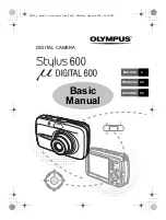Olympus 225690 - Stylus 600 6MP Digital Camera Basic Manual preview