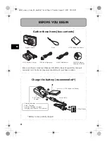 Предварительный просмотр 4 страницы Olympus 225690 - Stylus 600 6MP Digital Camera Basic Manual