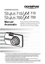 Preview for 1 page of Olympus 225755 - Stylus 700 7.1MP Digital Camera Manual Avanzado