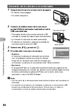 Preview for 52 page of Olympus 225755 - Stylus 700 7.1MP Digital Camera Manual Avanzado