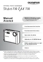 Preview for 1 page of Olympus 225840 - Stylus 730 7.1MP Digital Camera Manuel