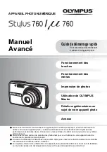 Preview for 1 page of Olympus 225905 - Stylus 760 Digital Camera Manuel