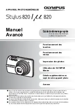 Olympus 226065 - Stylus 820 Digital Camera Manuel Avancé preview