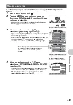 Preview for 21 page of Olympus 226090 - Stylus 790 SW Digital Camera Manual Avanzado