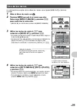 Preview for 21 page of Olympus 226125 - Stylus 830 Digital Camera Manual Avanzado